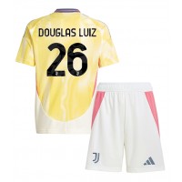 Juventus Douglas Luiz #26 Vonkajší Detský futbalový dres 2024-25 Krátky Rukáv (+ trenírky)